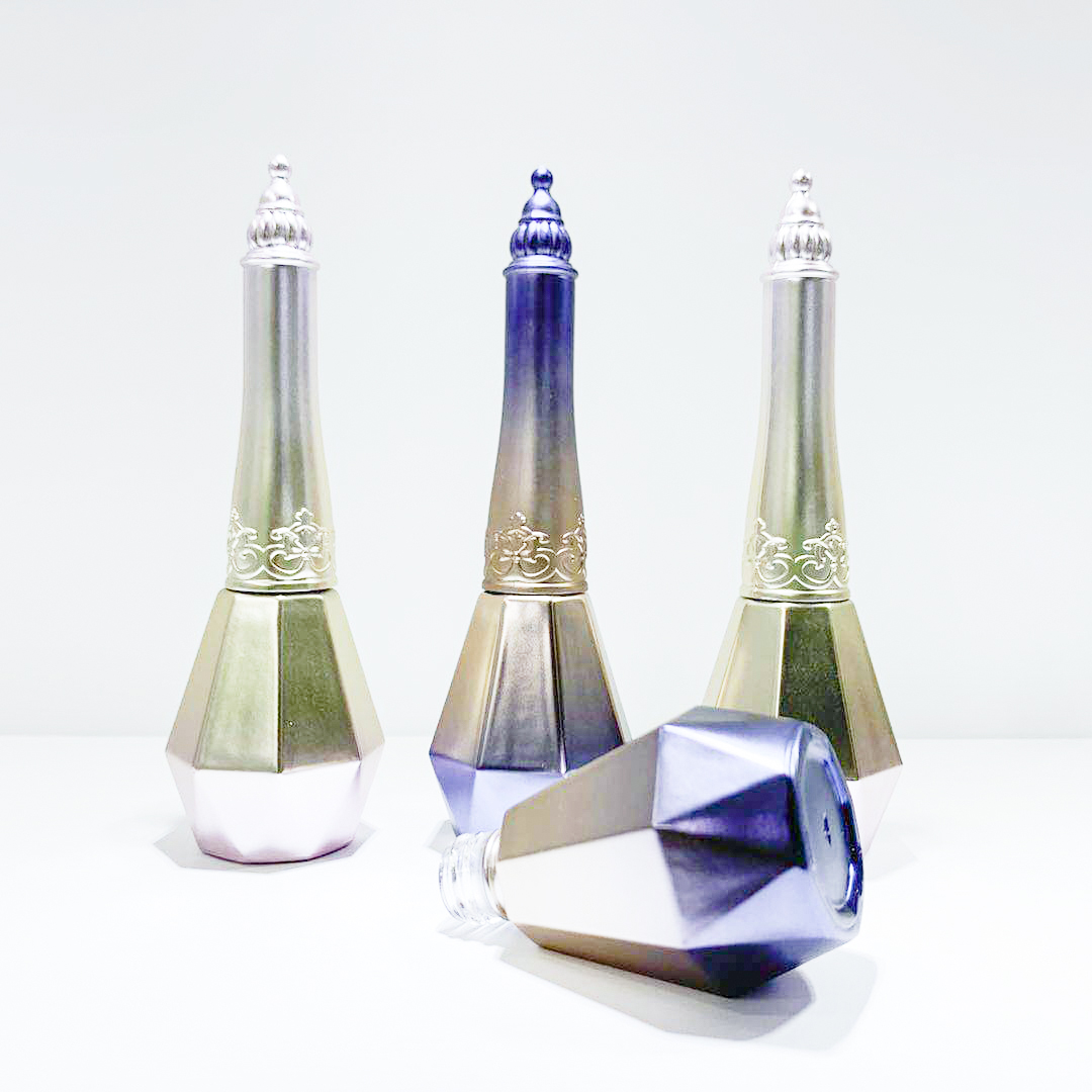 13ml Empty Glass Nail Polish Bottle New Custom Design