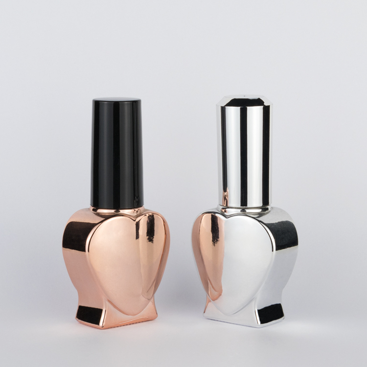 14ml special round ball shape design shiny uv plating gel polish bottle factory