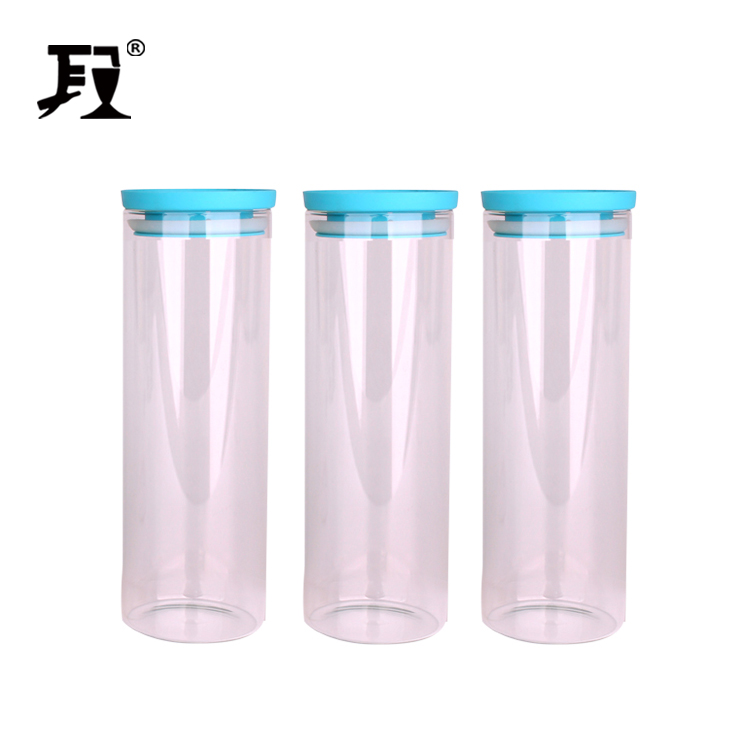 14oz 30oz High borosilicate glass cookie jar candy storage jar