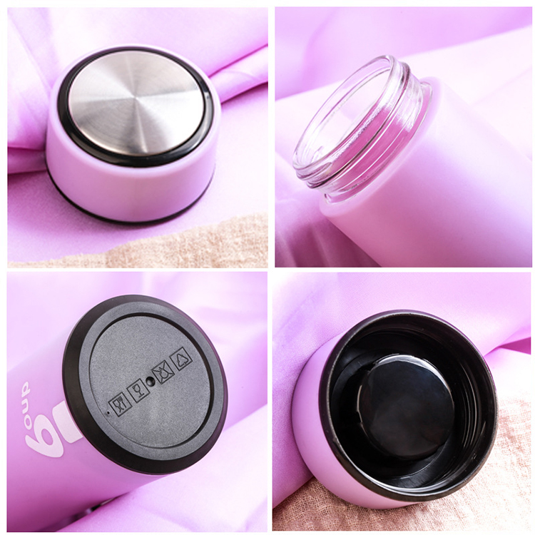 14oz 400ml promotional gifts cold water drinking glass bottles business cup with plastic cap