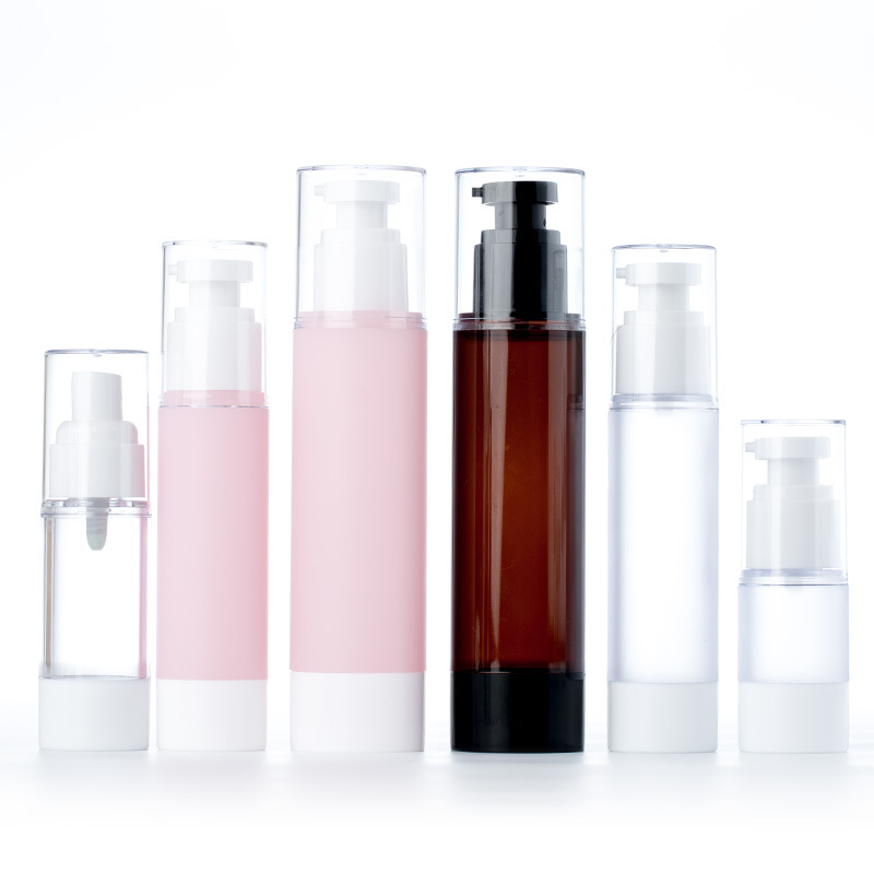 15/30/50/100ml Clear Frosted Airless Bottle Cosmetic Spray Vacuum Pump Bottle