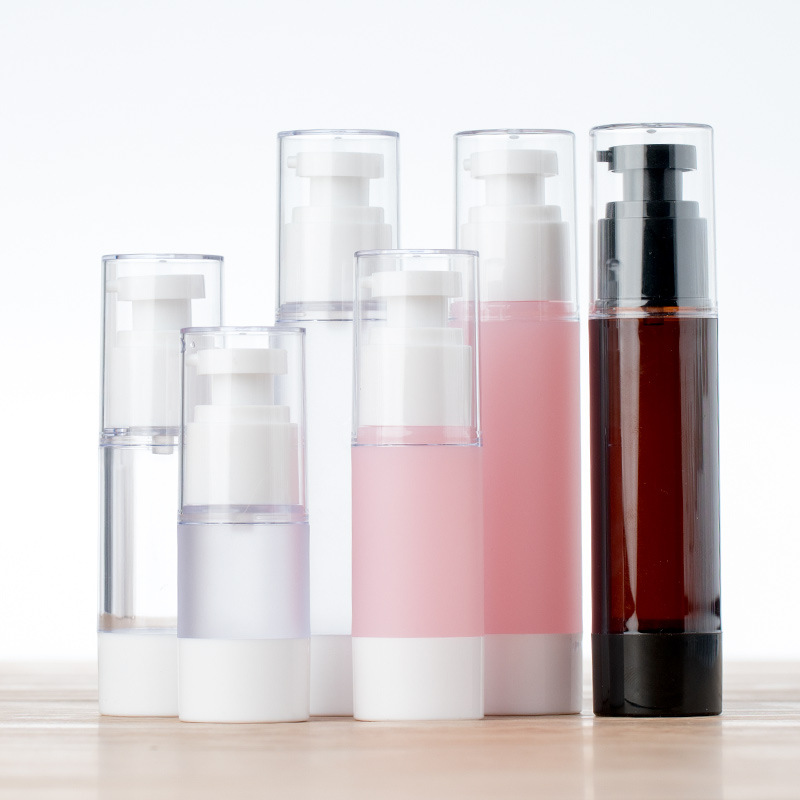 15/30/50/100ml Clear Frosted Airless Bottle Cosmetic Spray Vacuum Pump Bottle
