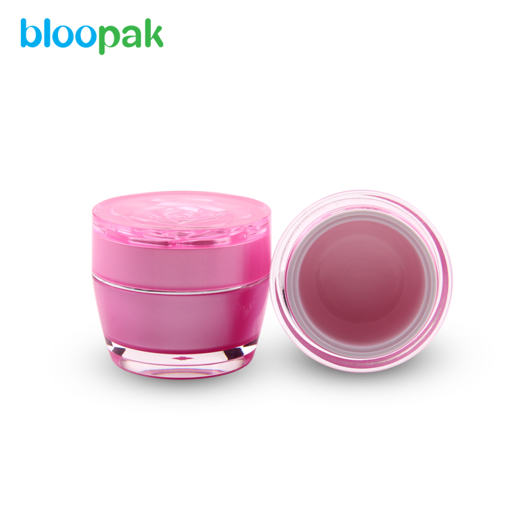 15 30 50 ml Round Charming acrylic Cream Jar Cosmetics Packaging Containers