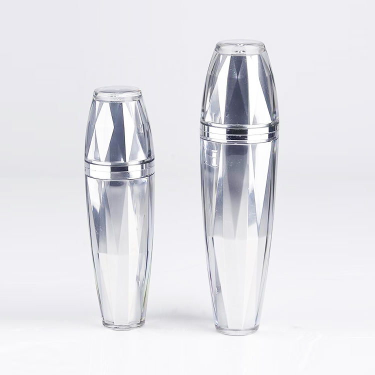 15 g 50g luxury silver acrylic diamond cosmetic containers wholesale