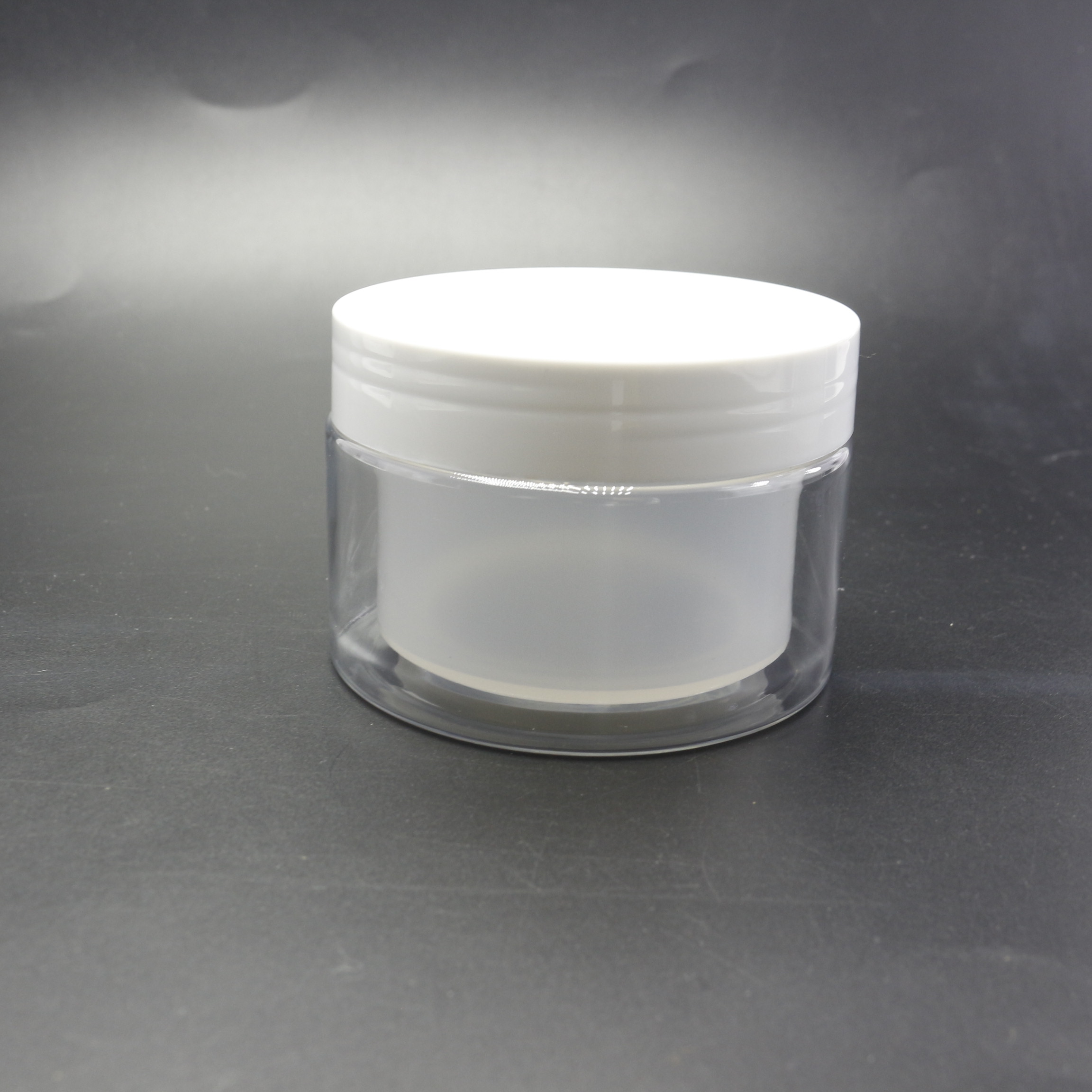 15 ml 20 ml 30ml 50 ml plastic white double wall cosmetic jar PL-431K