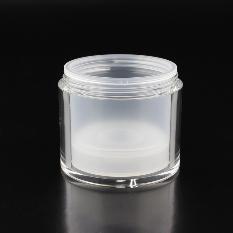 15 ml 30 ml 50 ml White Cosmetic Airless Cream Jar, 50ml airless pump container for cream