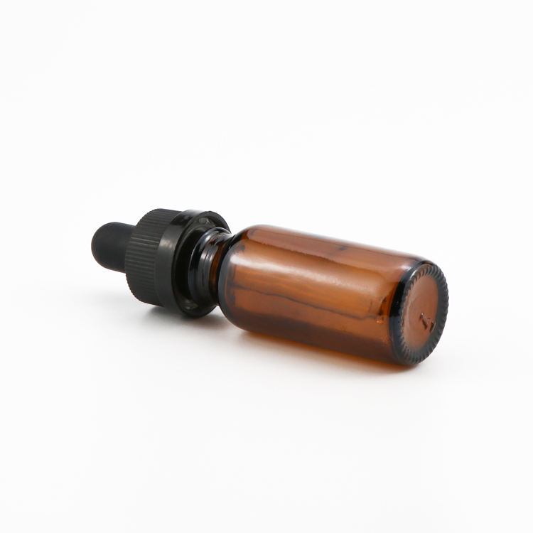 15 ml 30 ml 60 ml 120 ml amber crc cap essential oil boston round dropper glass bottles with dropper