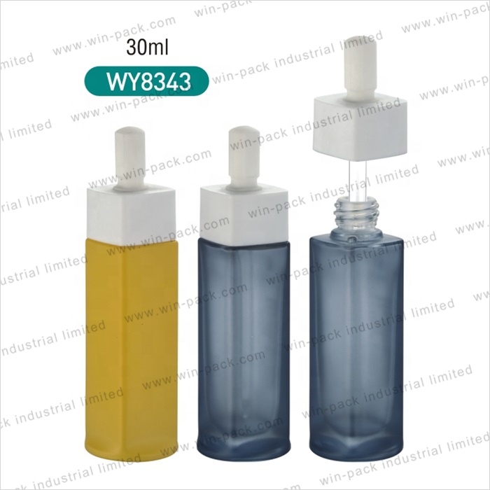 15 ml amber custom black glass vial dropper pipette bottles with silicone rubber