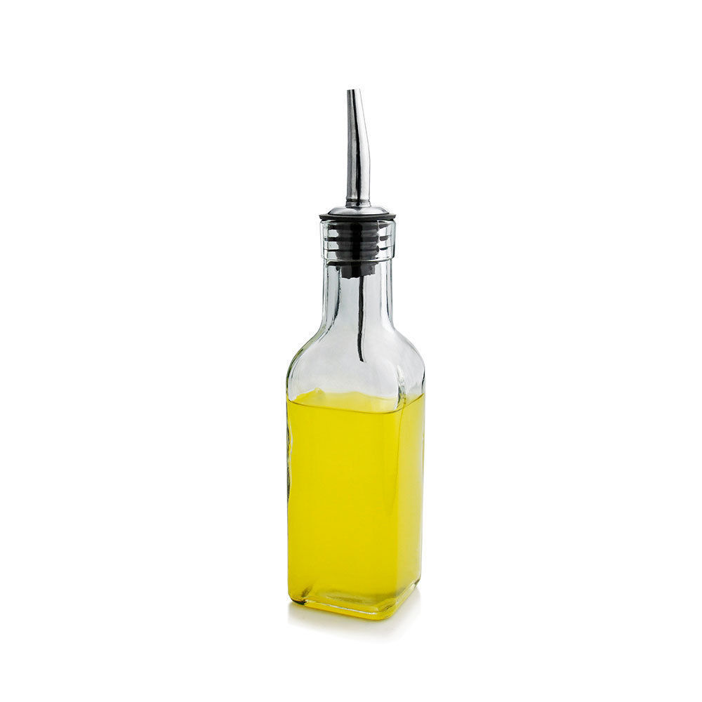 150 250 500ml Square Glass Olive Oil Bottle Vinegar Saude Bottle for Oiler cruet condiment packing
