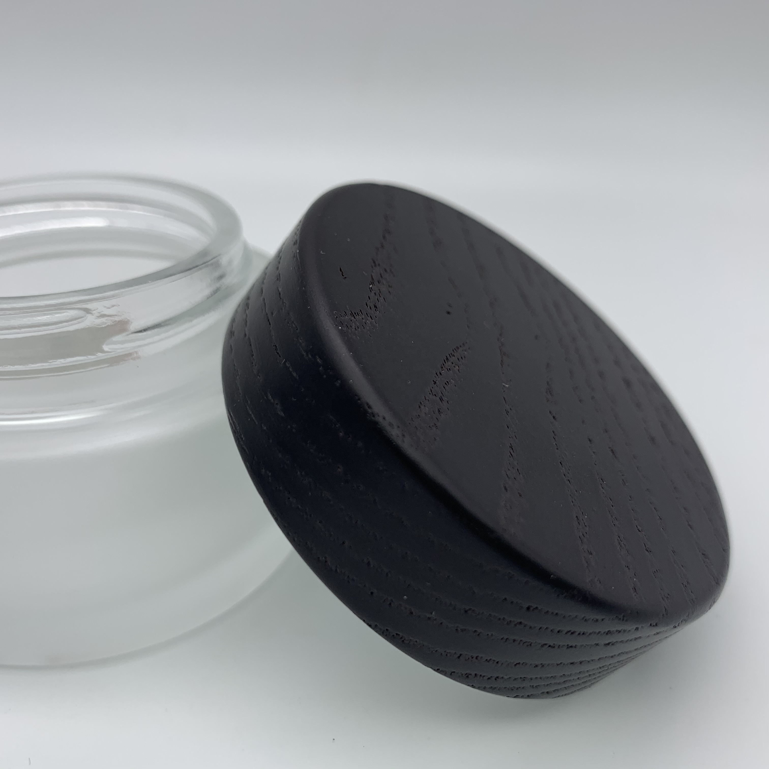 150 ml 250ml Frosted Glass Jar With Bamboo Cap Wholesale Price