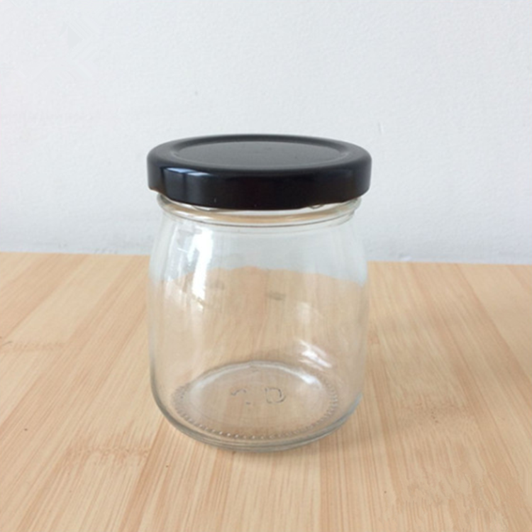 150 ml 5 oz heat resistant glass pudding jar baby food jar with lug lid wholesale
