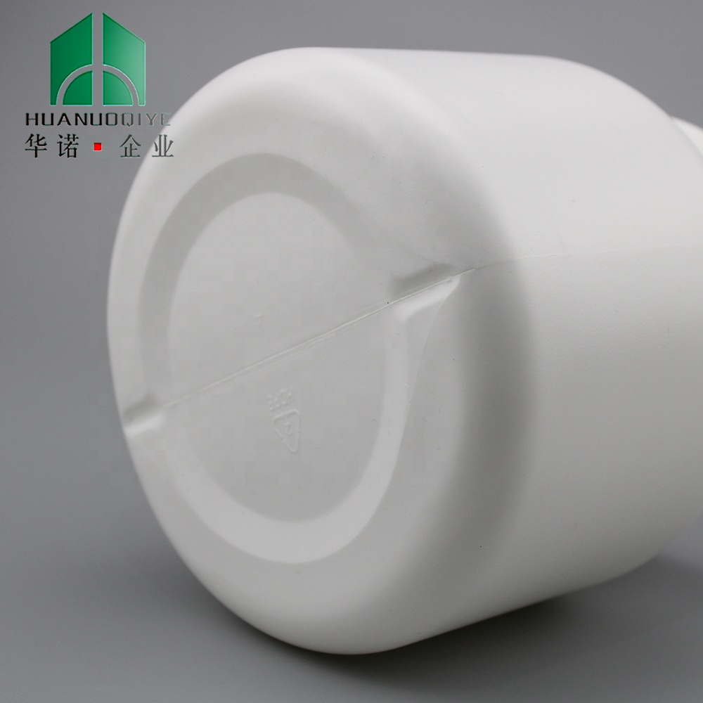 1500ml White HDPE Wide Mouth Plastic Round Jar for Weight Loss Protein Powder With 100-400 Neck