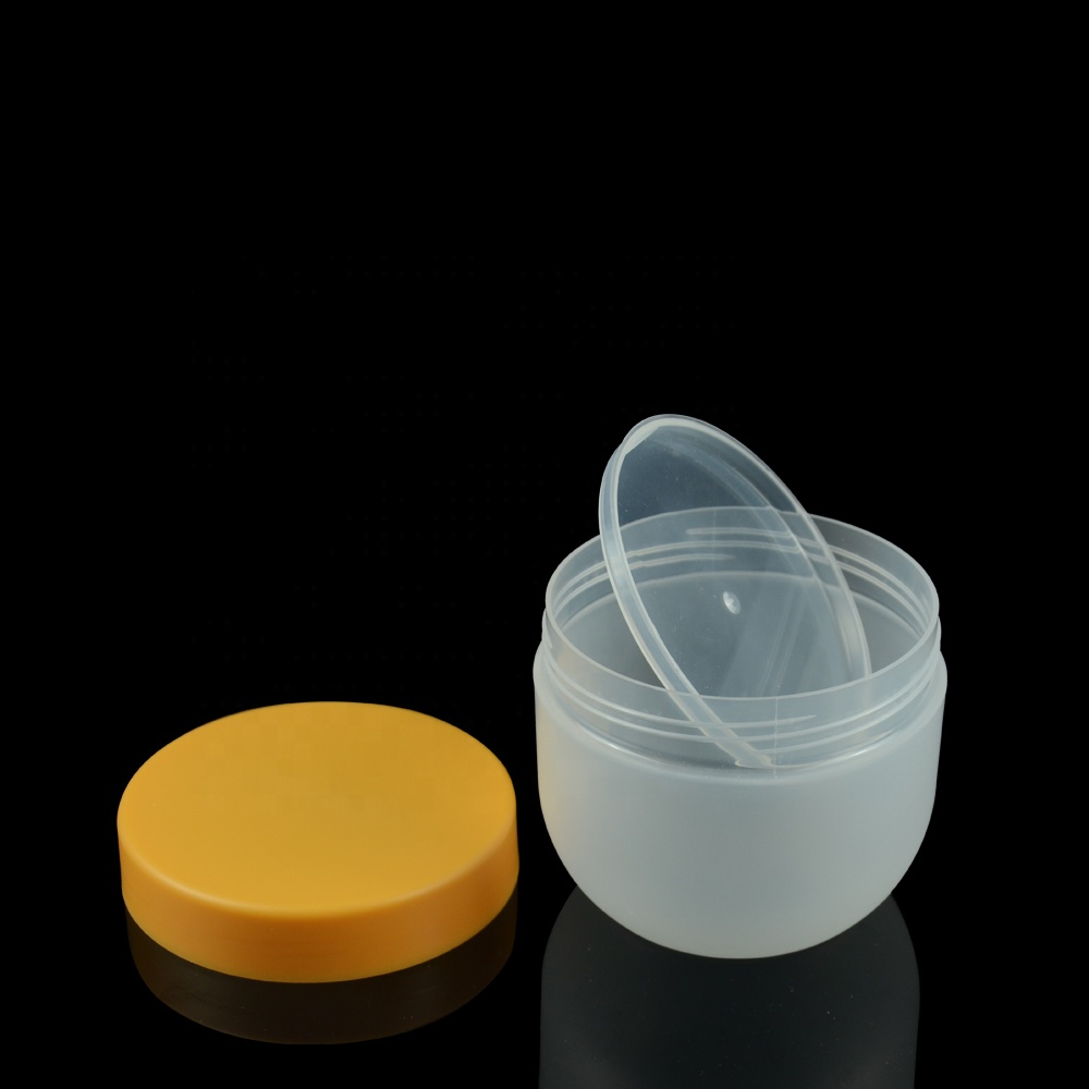150g 200g 250g 500g empty double wall cosmetic pp jar body cream jar with screw cap