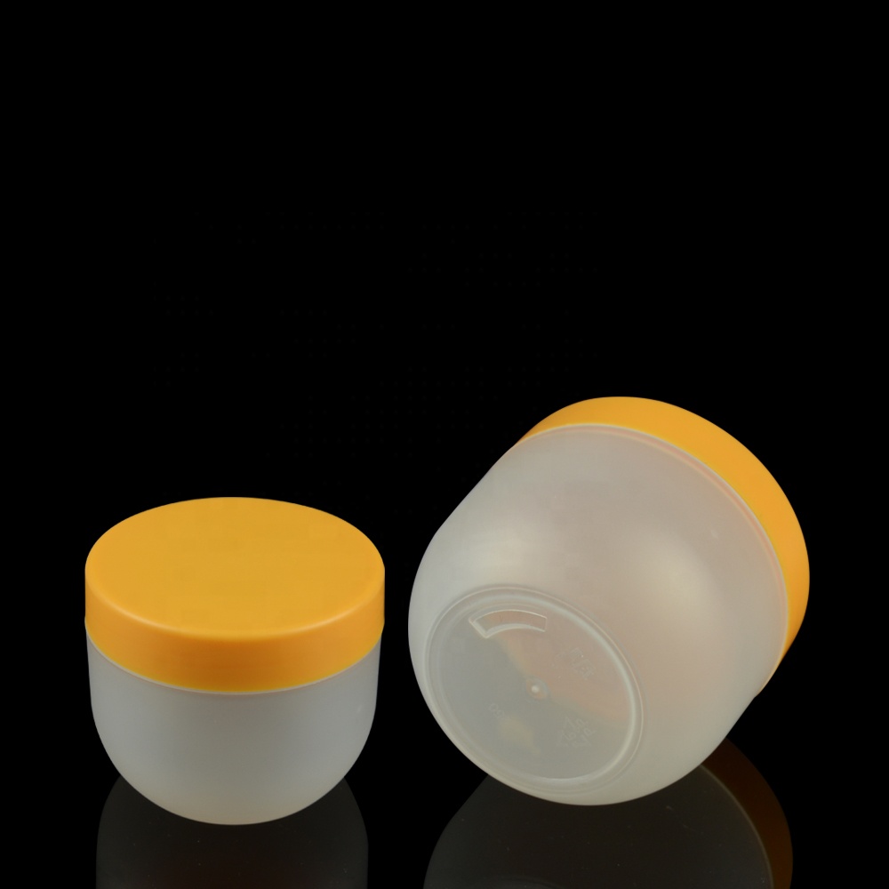 150g 200g 250g 500g empty double wall cosmetic pp jar body cream jar with screw cap