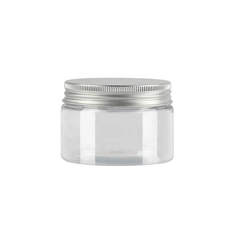 150g Food Grade PET Face Cream Body Butter Cosmetic Empty Plastic Jar with Aluminum cap