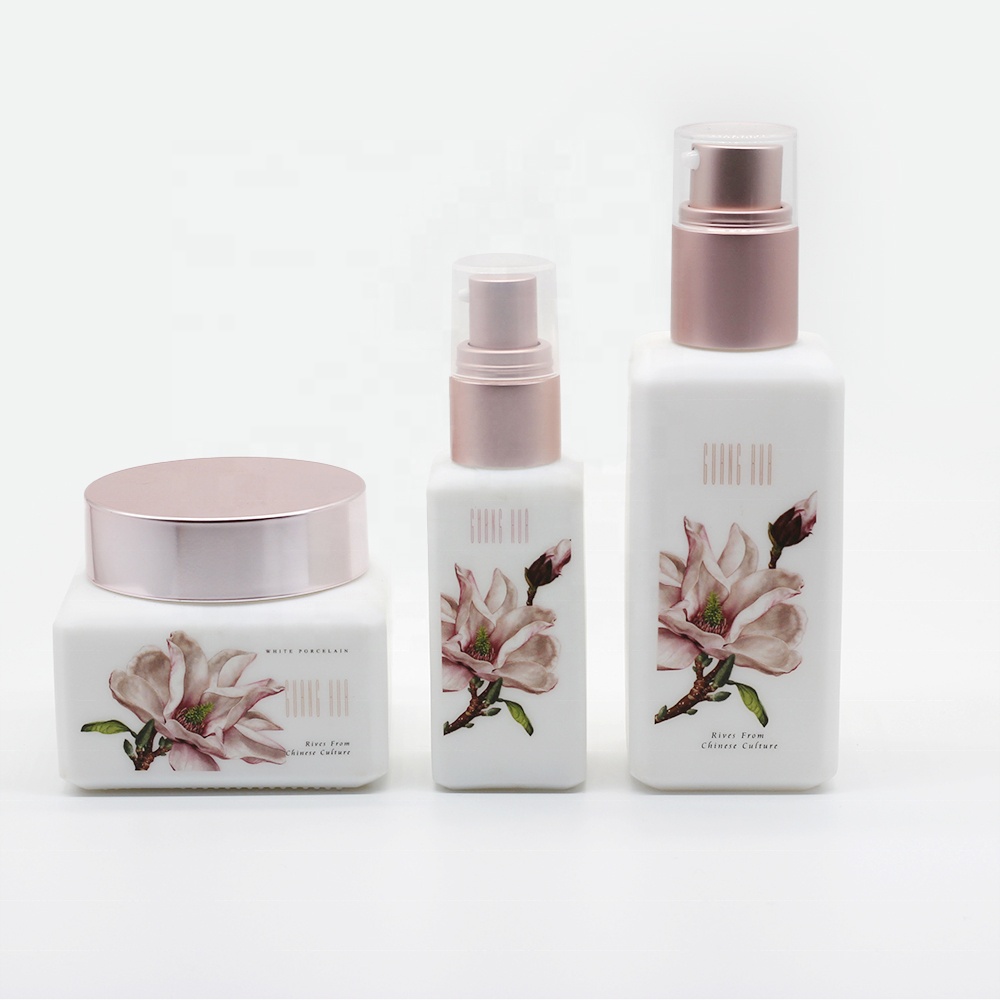 150g luxury glass skincare cream packaging jar