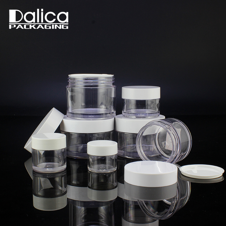 150g petg plastic white empty cosmetic jars for personal care cream