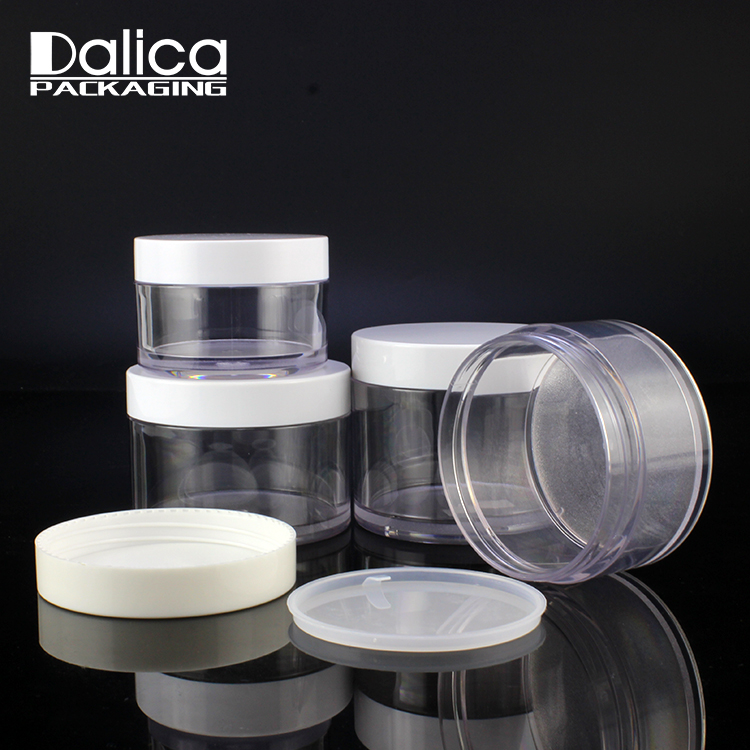 150g petg plastic white empty cosmetic jars for personal care cream