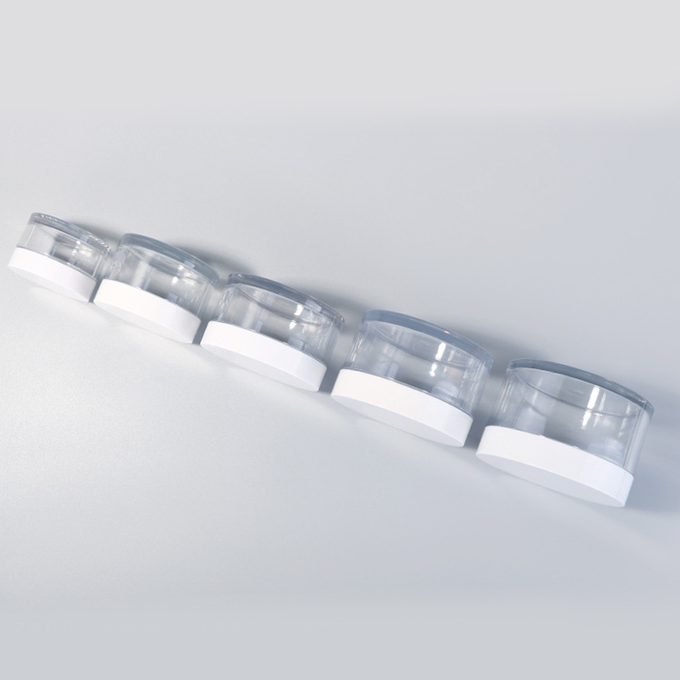 150g plastic cosmetic empty PET cream jar with lid