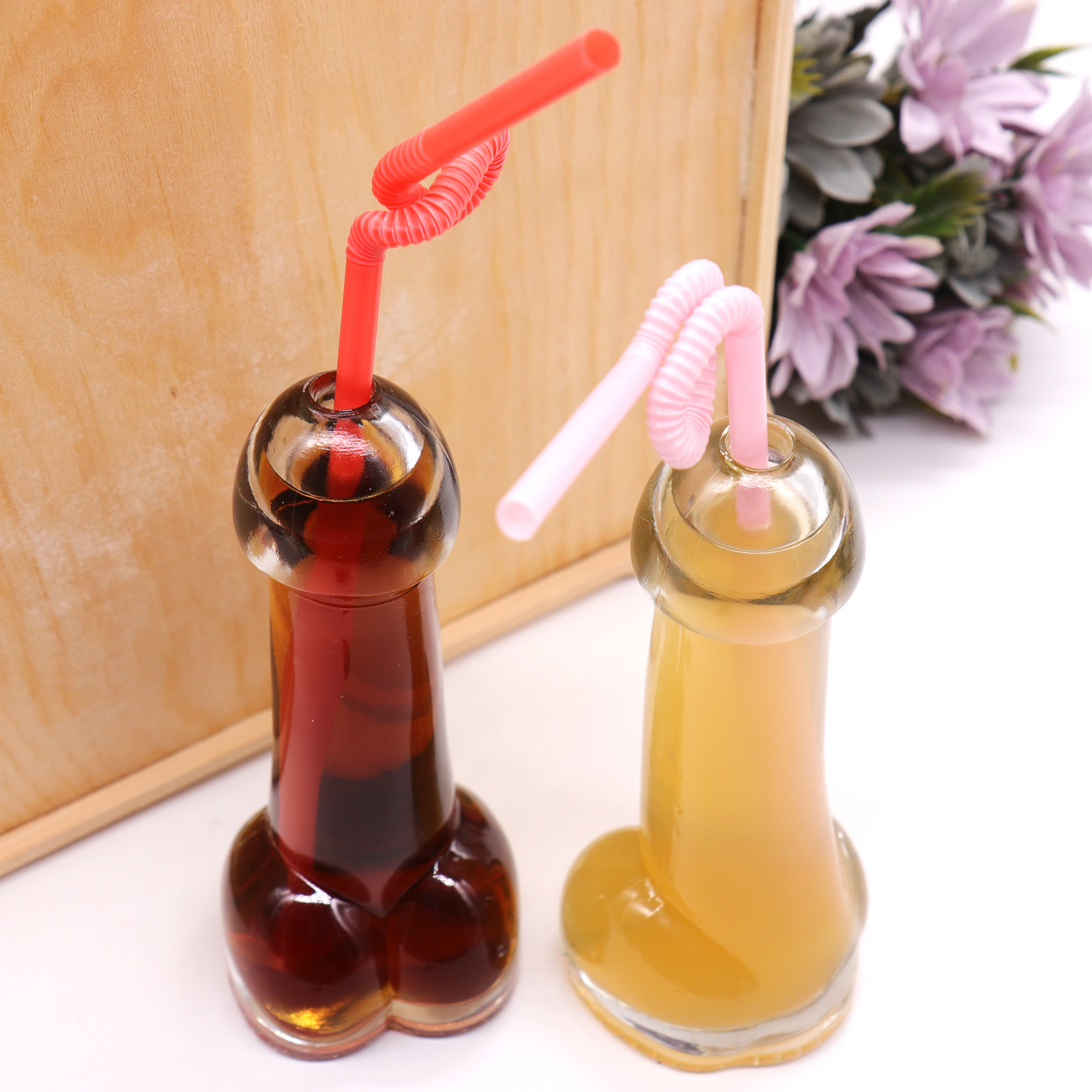 150mL Penis Shape Wine Glass Bottle Champagne Cocktail Cup Drinkware For Nightclub KTV Bar Party Glass Cup