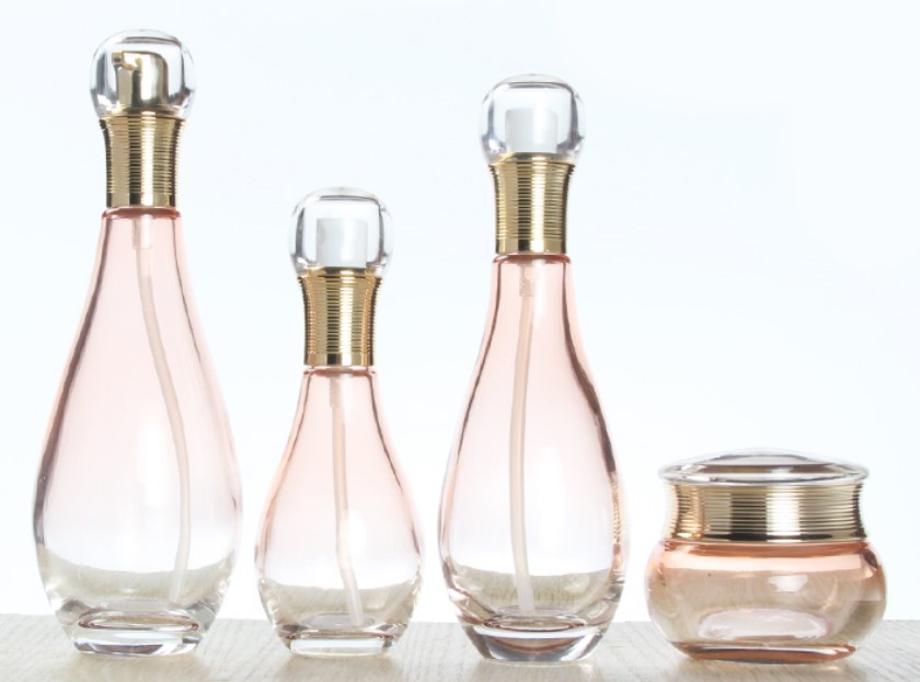 150ml/100ml/60ml/50g bowling gutterball shape orange empty glass perfume bottle