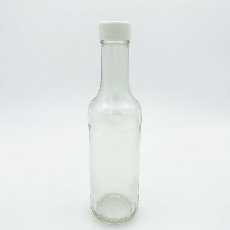 150ml 180ml 250ml BBQ tabasco chili sauce glass bottle with plastic lid