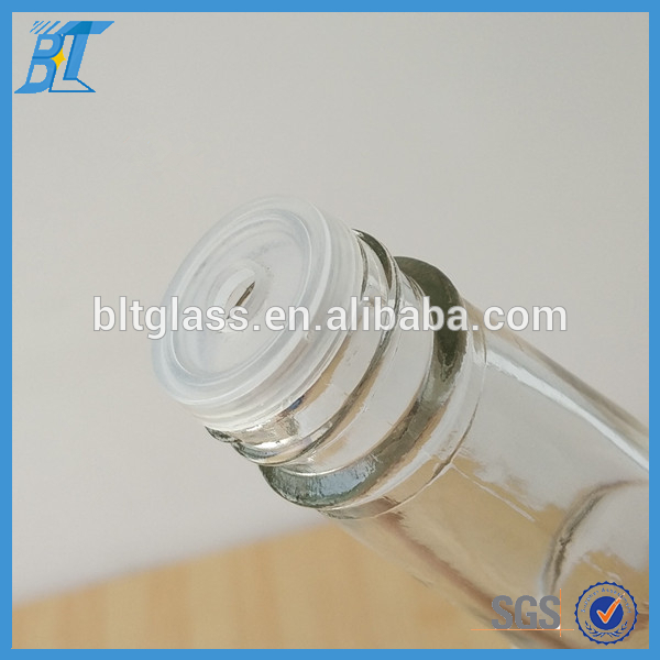 150ml 180ml 250ml woozy hot sauce/Chili patse/BBQ sauce glass bottle with driper