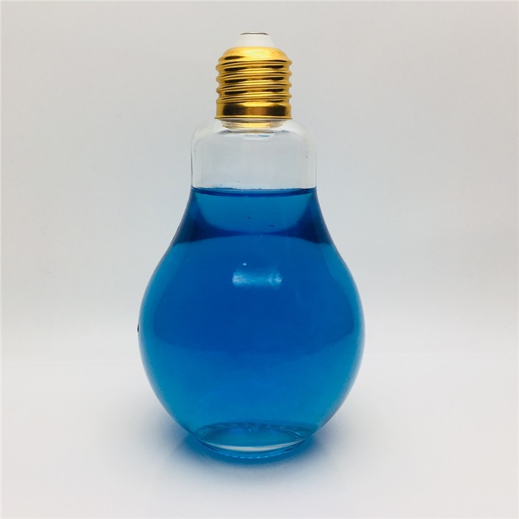 150ml 200ml 250ml 300ml 400ml 500ml 800ml Glass light bulb bottle for beverage