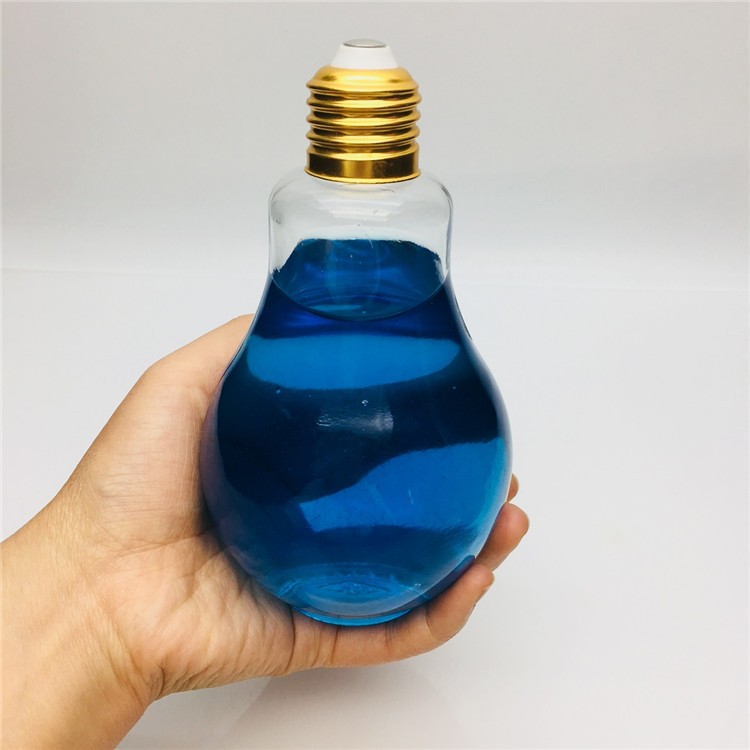 150ml 200ml 250ml 300ml 400ml 500ml 800ml Glass light bulb bottle for beverage