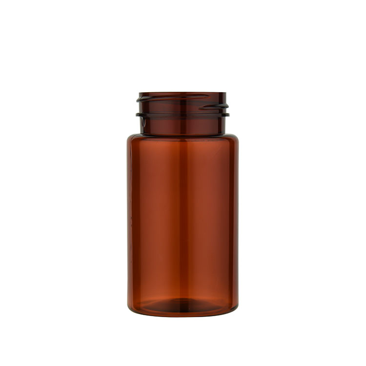 150ml 200ml 250ml 300ml Mouth Empty Amber Pharmaceutical Pill/Medicine Bottle/Container With Child-resistant Cap Tablet Jar