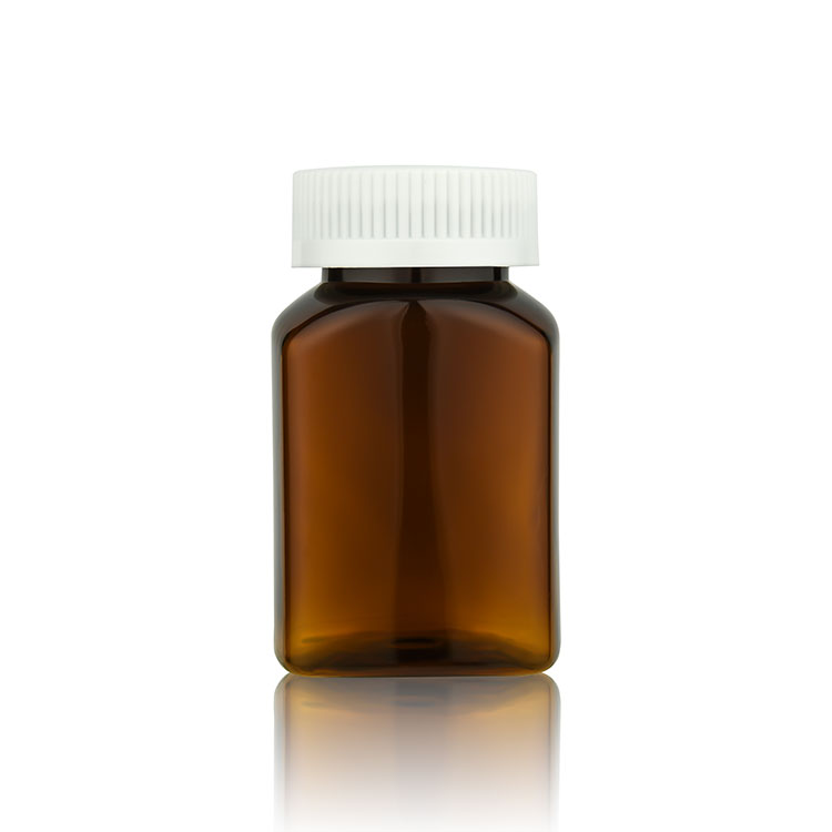 150ml 200ml 250ml 300ml Mouth Empty Amber Pharmaceutical Pill/Medicine Bottle/Container With Child-resistant Cap Tablet Jar