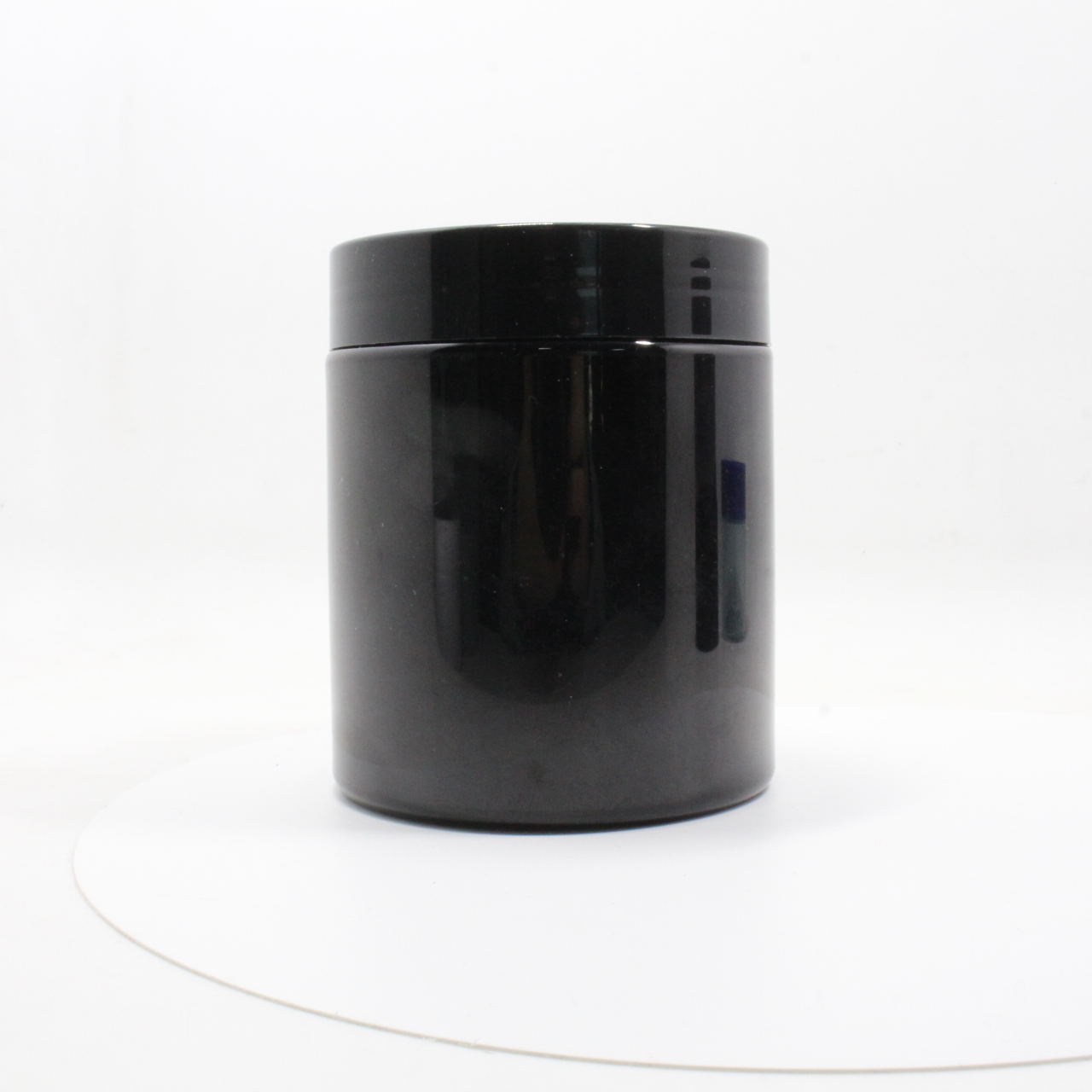 150ml 200ml 250ml empty big size amber black blue PET plastic cosmetic packaging jars with screw lid