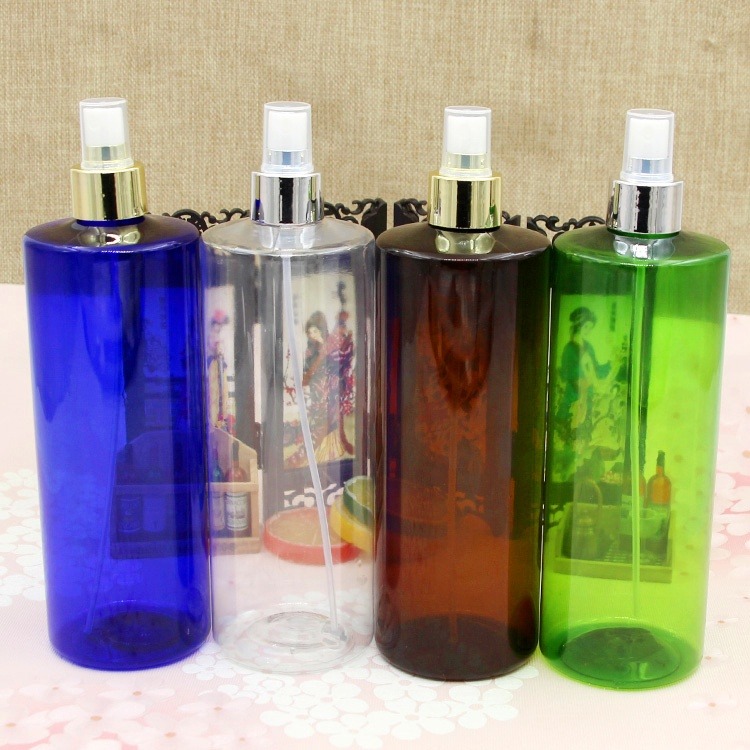 150ml 200ml 500ml fancy empty cosmetic pet Square rose gold Pump Shampoo lotion bottle