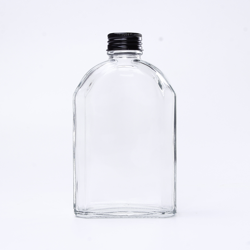 150ml 250ml 330ml 500ml Empty Glass Flat Wine Bottle Alcohol Liquor Bottle