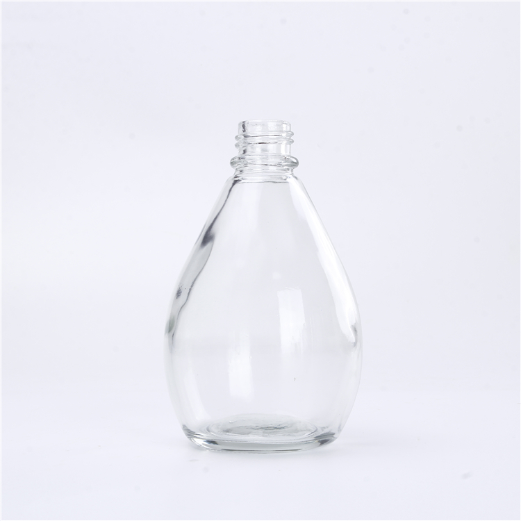 150ml 280ml 300ml 500ml Light Bulb Shape Glass Bottle With Screw Cap Frosted Flint Type With Juice Beverage