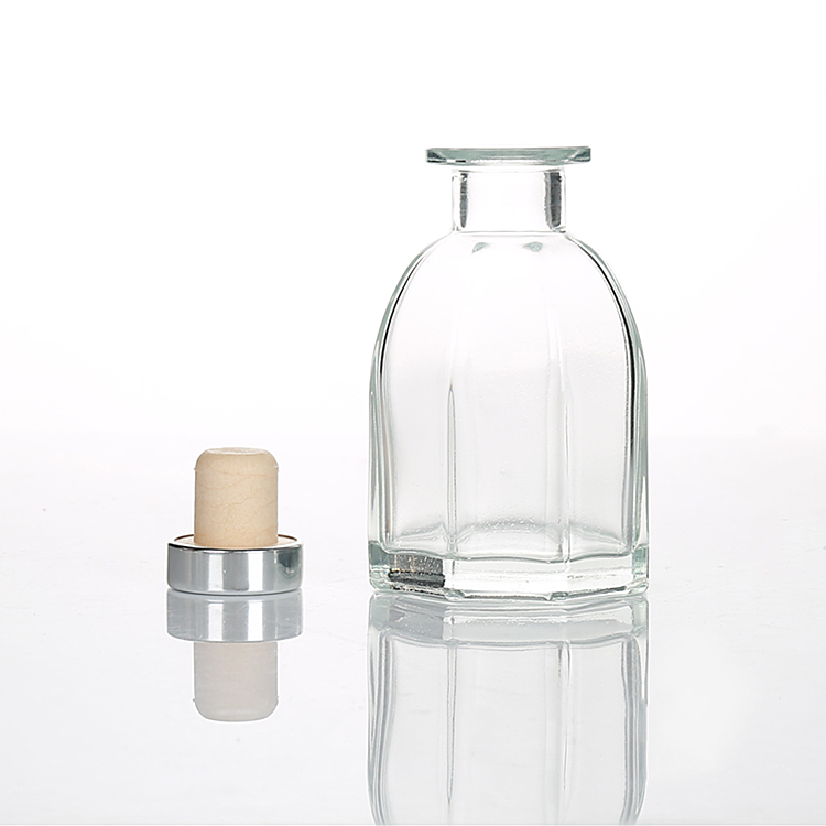 150ml Clear Empty Aroma Reed Diffuser Bottle Glass Reed Diffuser Perfume Bottles with Cork