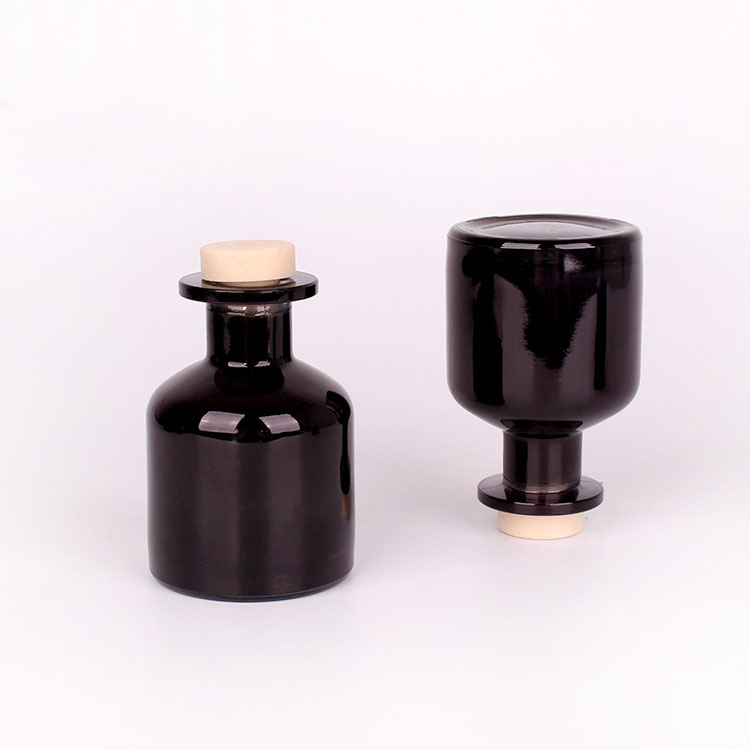 150ml Cylinder amber glass aroma bottle with stopper