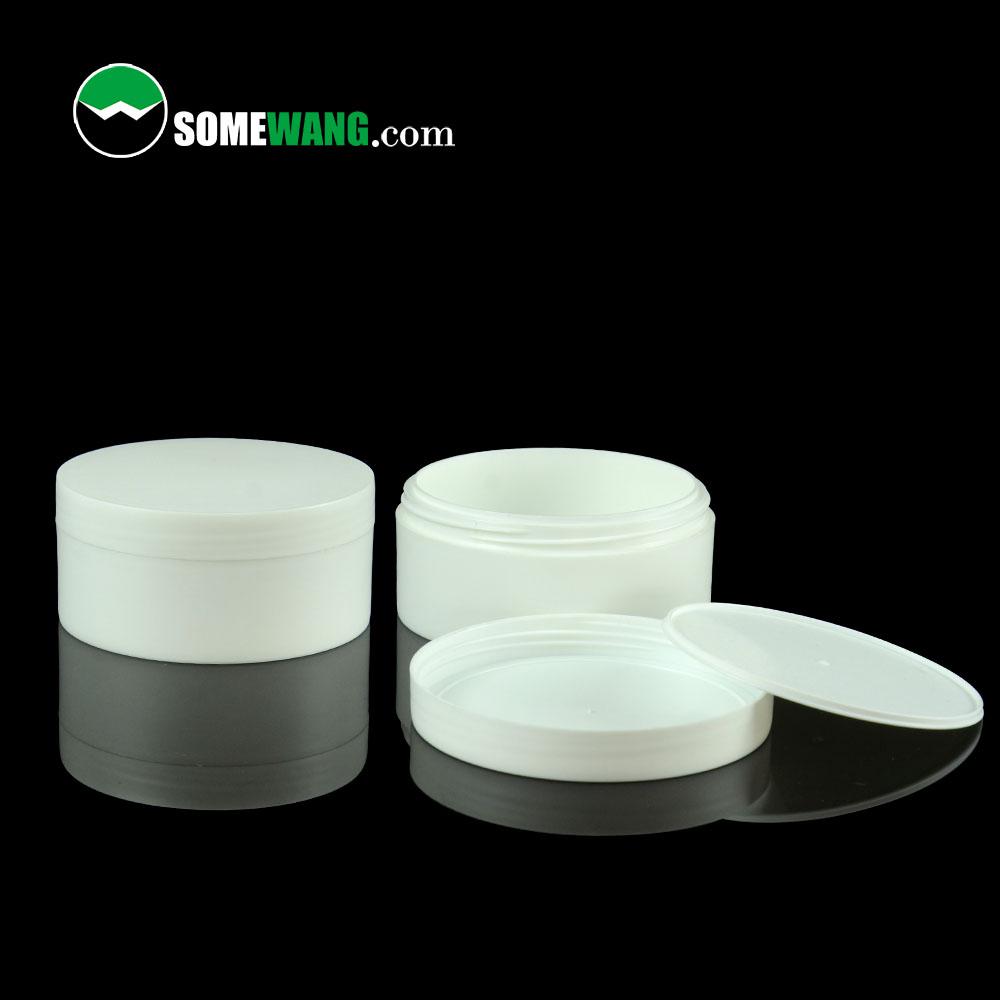 150ml Empty Plastic Skin Care Cosmetic Double Wall Black Cream Jars