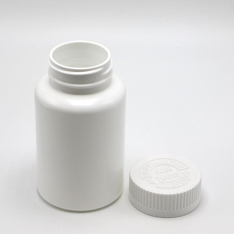150ml Empty White HDPE Pharmacy Capsule/Pill Plastic Bottle Manufacture with Screw Cap