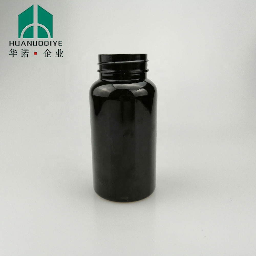 150ml Plastic PET Pharmacy Medical Supplement Amber Pill Bottle with White Screw Cap for Capsules and Softgels
