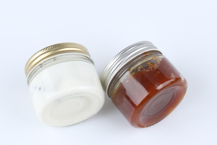 150ml Wide Mouth Caviar Glass Bottle Round Bird'S Nest Jam Jar 500ml Glass Bottle For Jam