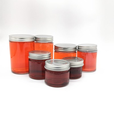 150ml Wide Mouth Caviar Glass Bottle Round Bird'S Nest Jam Jar 500ml Glass Bottle For Jam