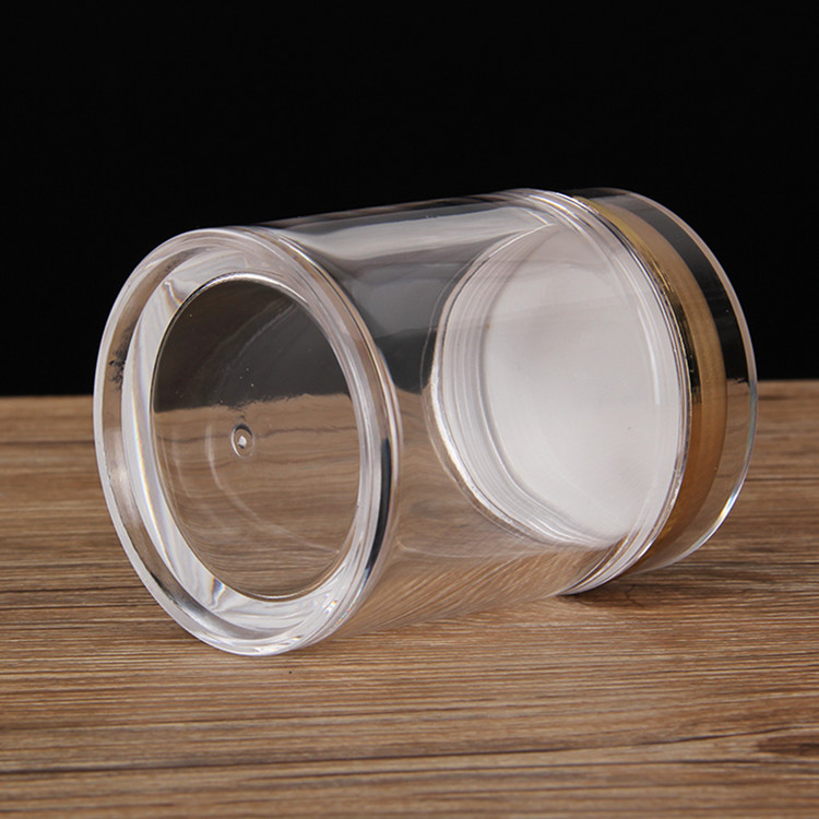 150ml acrylic cosmetic container face cream body butter salt jar