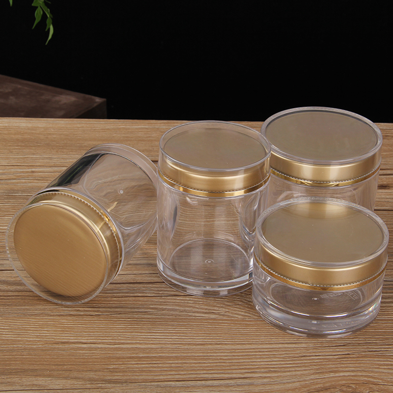 150ml acrylic cosmetic container face cream body butter salt jar