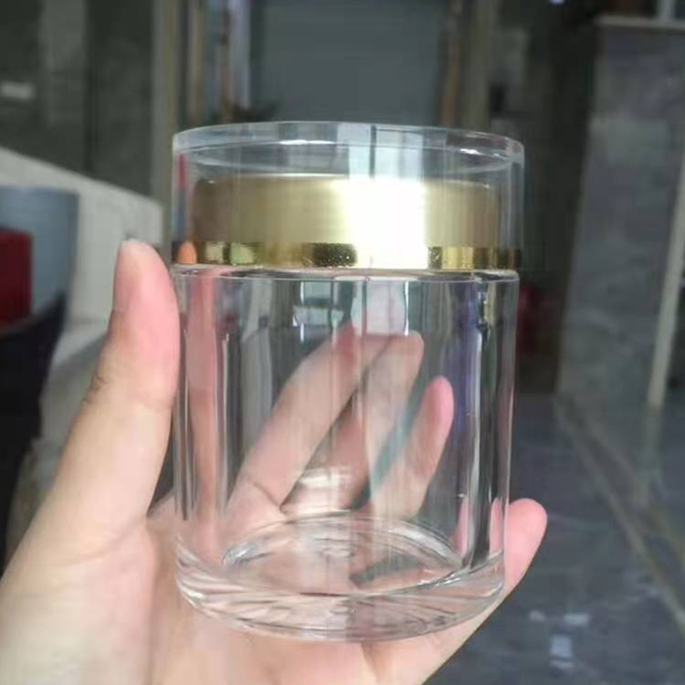 150ml acrylic cosmetic container face cream body butter salt jar