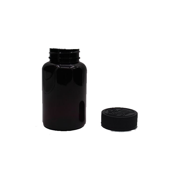150ml amber empty pill plastic bottle