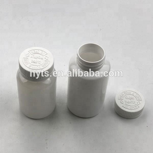 150ml amber empty pill plastic bottle