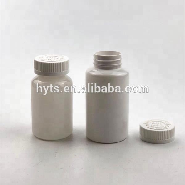 150ml amber empty pill plastic bottle