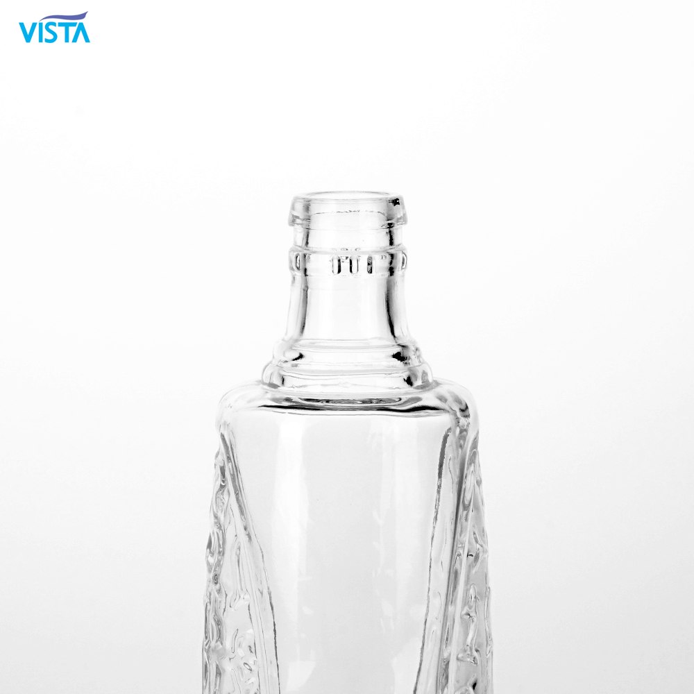 150ml blue flint color glass bottle for liquor
