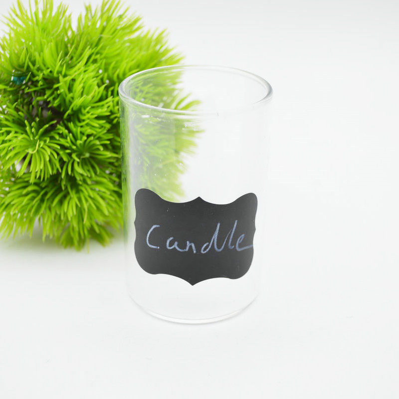 150ml candy glass jar,glass sugar storage jar,candle jar with bamboo lid